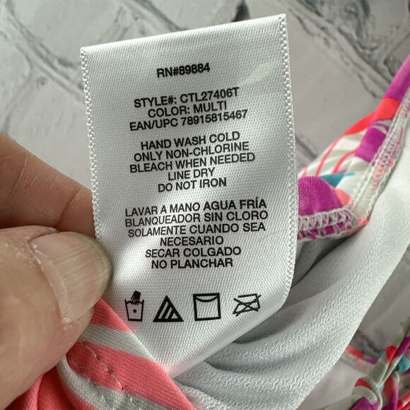 Catalina Tankini‎ Swim Suit Top Size Medium 8-10 - Picture 6 of 8